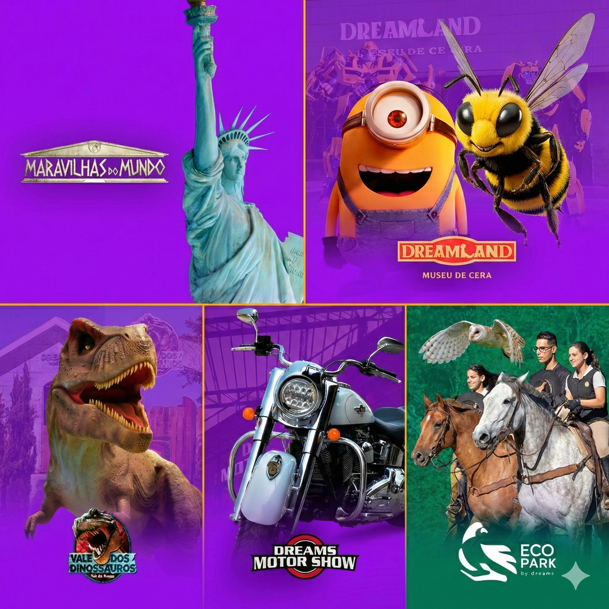 Combo Dreams - 5 atrações com Ecopark